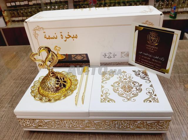 Brûle-encens طقم مبخره مع علبة العود - 2