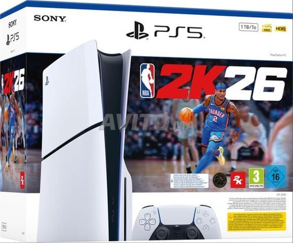 بلايستيشن 5 سليم جديدة مع محرك أقراص 1 تيرابايت و NBA 2K26