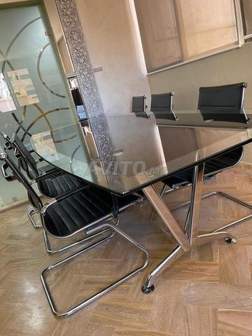 Table de réunion avec 6 chaises - 2