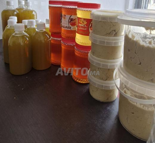 Vente d'huile d'olive vierge extra, miel et smen haïy