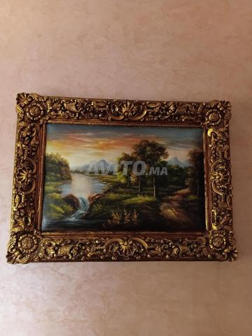 Cadre doré importé d'Indonésie, mesure 1.20x90