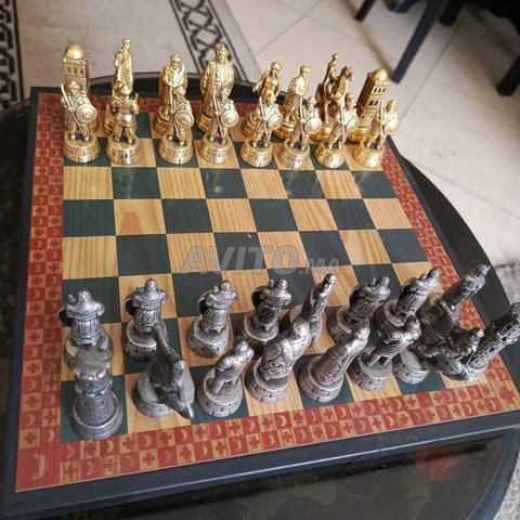 Jeu d'échecs en acier importé d'Espagne