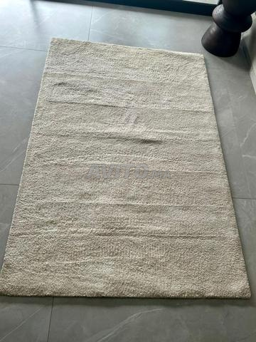 Tapis douillet élégant couleur blanc cassé - 2