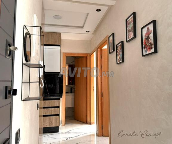 Appart Neuf meublé 57m2 2Ch balcon garage Maarif