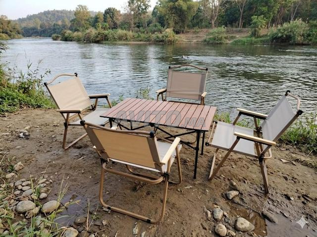 Table de pique-nique portable XL avec 4 chaises, livraison gratuite dans toutes les villes - 2