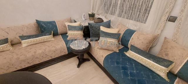 Salon marocain moderne en bois massif - 2