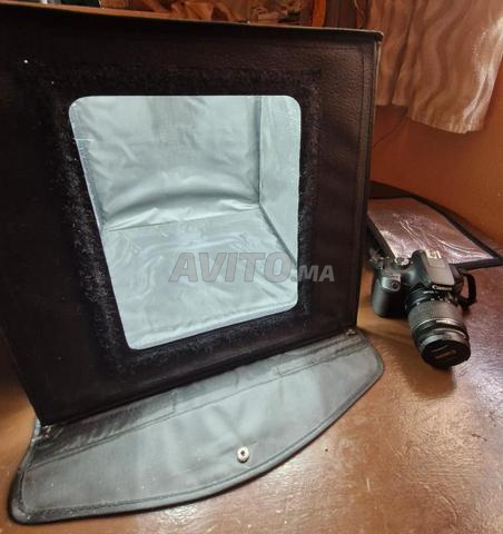 Caméra Canon 4000D et boîte de photographie Puluz 40cm - 2