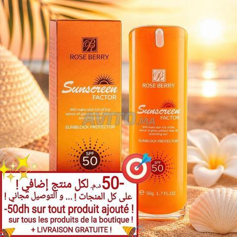 Crème solaire Écran solaire Rose Berry