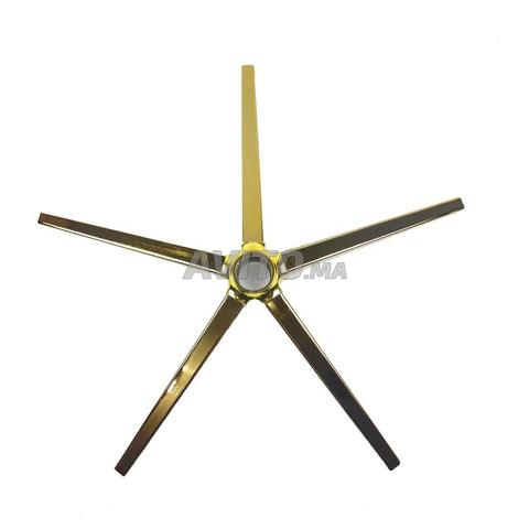 Étoile chromée pour chaise de bureau - 2