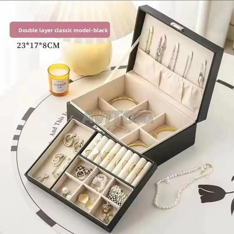 Boîte à Bijoux – Coffret de Rangement en Cuir - 2