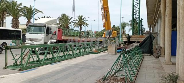إيجار رافعة برجية بوم 35 و 24 متر ارتفاع - 2
