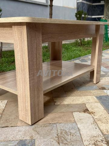 Table basse moderne en MDF avec coins ronds - 2