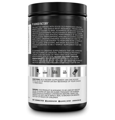 Créatine monohydrate Jacked Factory 425 g - 2