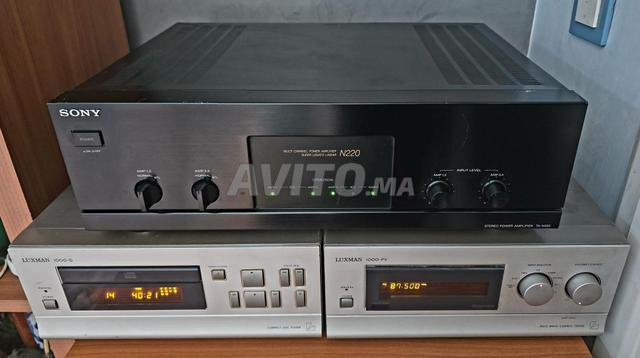 Lecteur et préampli Luxman, ampli de puissance Sony - 2