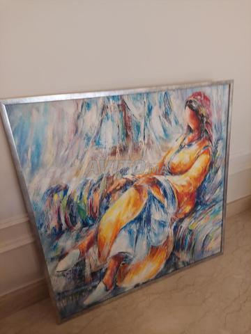 Tableau peint. Peintre Mazri