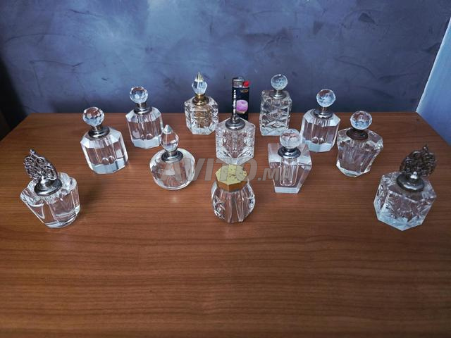مجموعة 12 قارورة عطر كريستال فينتاج - 2
