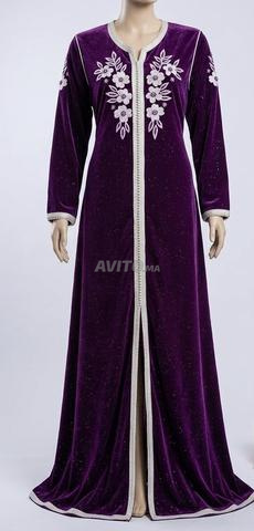 Caftan en velours moiré