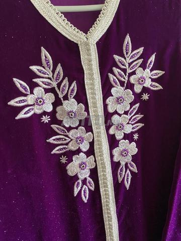Caftan en velours moiré - 2