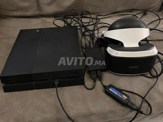 PS4 Fat 1000GB pack complet jailbreak 11.00 avec PS VR