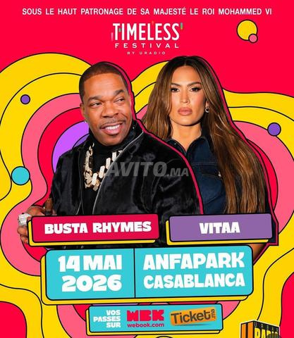 Billets pour le Timeless Festival (3 soirées)
