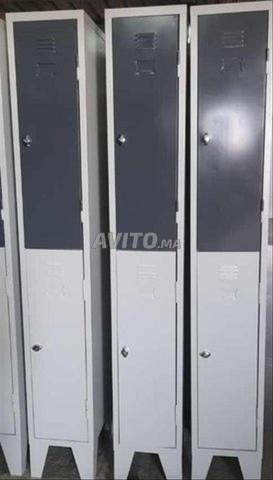 Casier monobloc/vestiaire métallique à 4 portes - 2