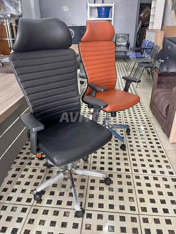 Fauteuil président de luxe en simili cuir - 2