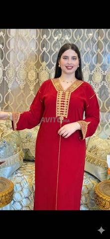 Caftan en crêpe chic, nouveau modèle 2026