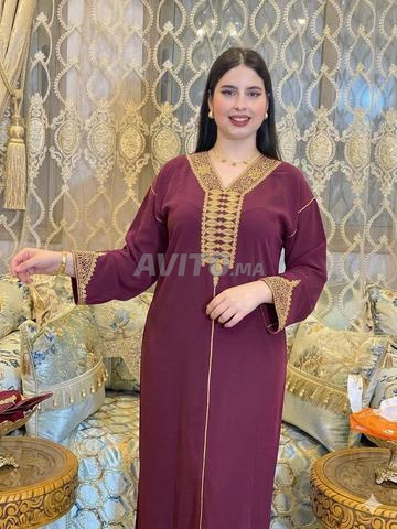 Caftan en crêpe chic, nouveau modèle 2026 - 2
