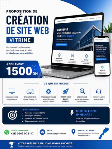 Votre Site Web Vitrine Professionnel à 1500 DH