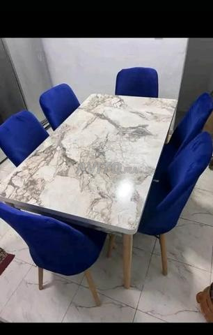 صالة طعام مونجي 6 كراسي 140/80 1900 درهم توصيل مجاني