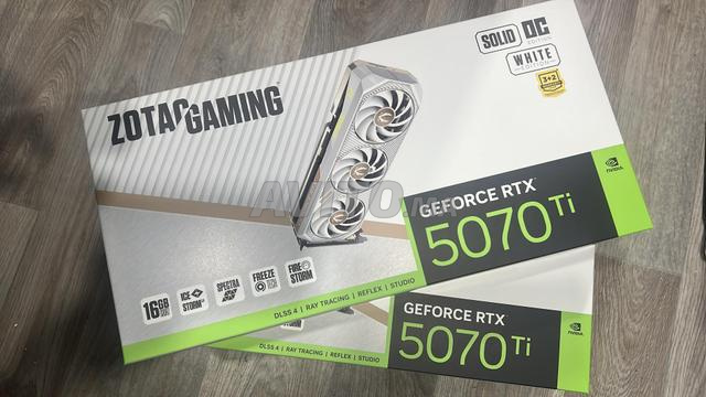 ZOTAC RTX5070 Ti 16Go SOLID OC أبيض (جديد)