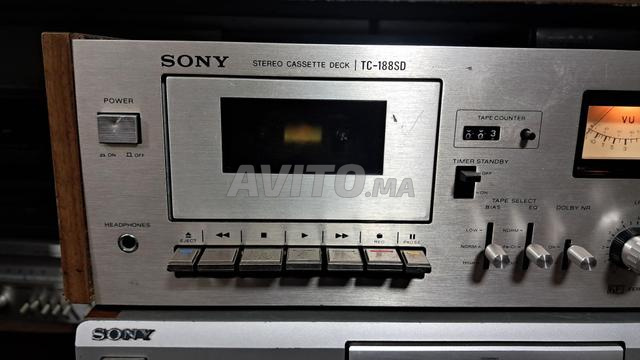 Deck cassette vintage Sony TC-188SD. vintage - 2