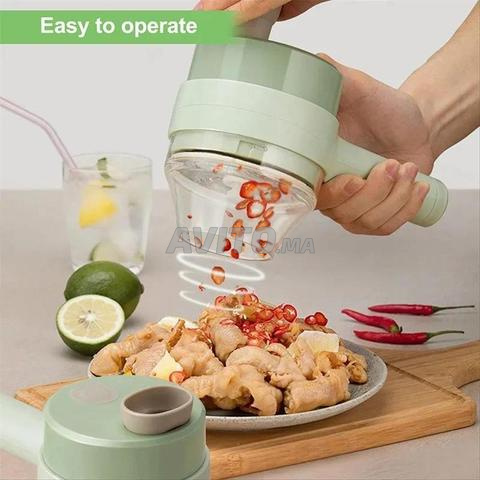Hachoir électrique viande légume 4en1 - 2