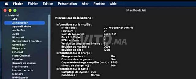 MacBook Air 13 2015 8Go SSD