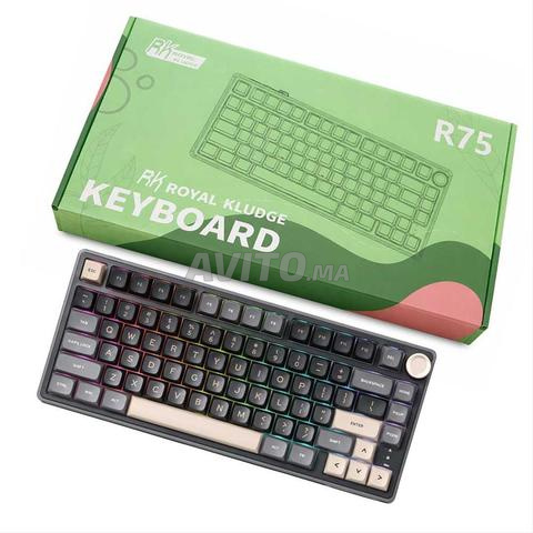 ⌨️ Royal Kludge R75 Clavier Gaming Filaire QMK VIA - 2