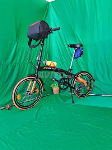 Vélo pliant aluminium avec tous les accessoires - 2