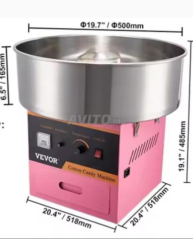 Excellente machine Vevor pour faire de la barbe à papa