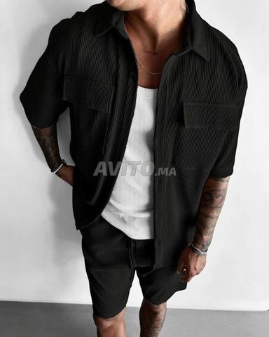 Ensemble rideau shomis et short avec poches - 2