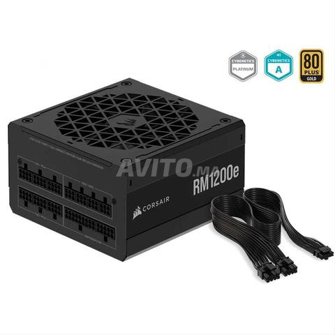 ⚡ Corsair RM1200e مزود طاقة 1200 واط 80 بلس جولد