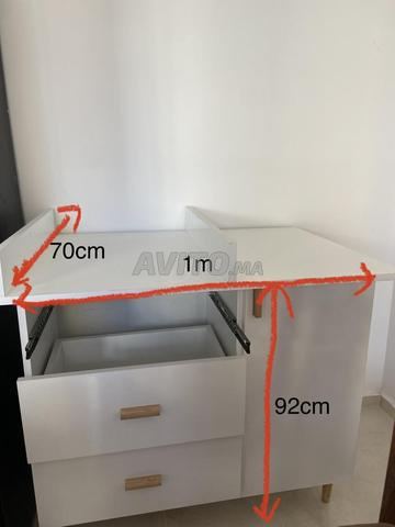 Table à langer en MDF