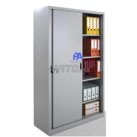 Armoire métallique à porte coulissante/vestiaire - 2