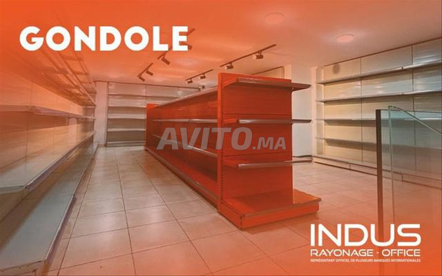Rayonnage gondole pour Magasin Market