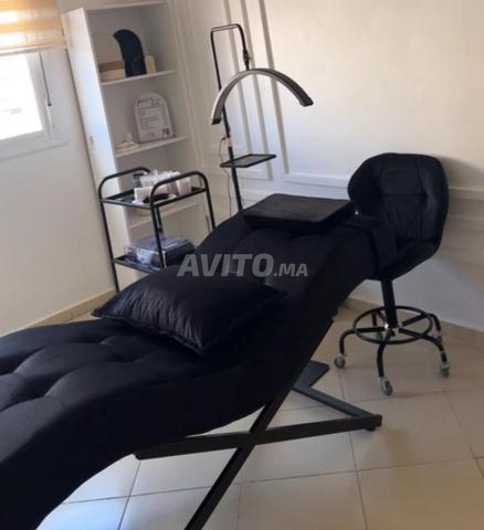 Relax avec lampe et chariot. 2 chaises - 2