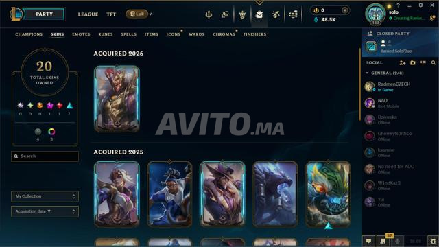 Compte League of legends - 2