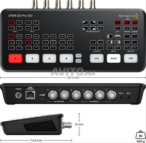 Blackmagic ATEM SDI Pro ISO Neuf