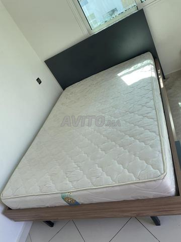 Lit complet (cadre sommier matelas) 140/190 - 2