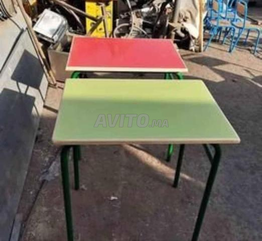 Table octogonale/tableau/chaise scolaire/tabouret - 2