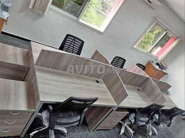 Bureau individuel marguerite/vestiaire - 2