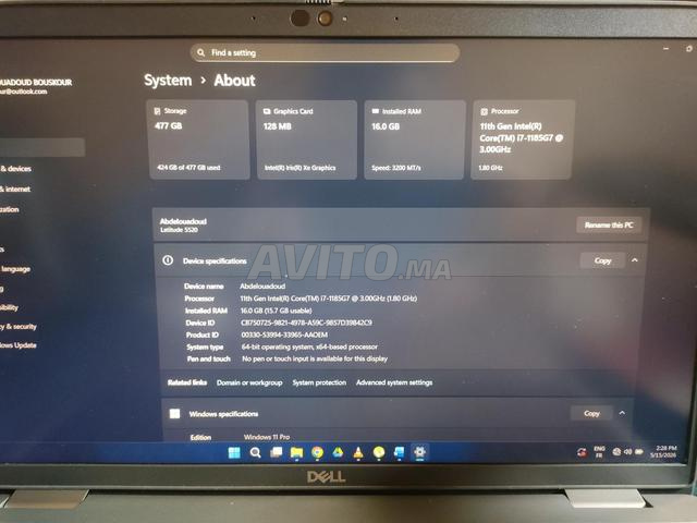 Latitude 5520 - 2