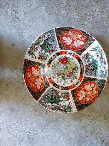 À vendre : plat paon en soie et chapelet lumineux - 2